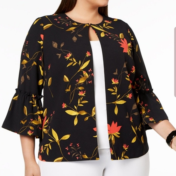 Alfani Jackets & Blazers - NEW ALFANI PLUS SIZE 2X FALL 🍂BELL SLEEVE JACKET